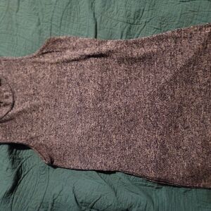 Gray Lightweight Knit Sweater with Textured Finish